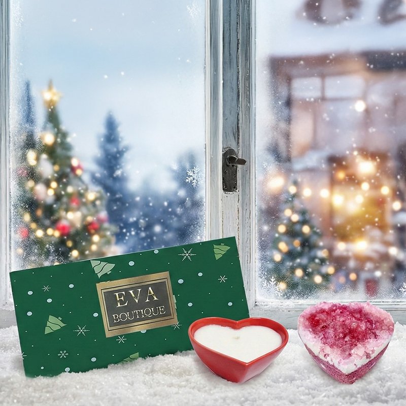 聖誕 LOVELY 禮盒 企業送禮 高端精品款 - 沐浴露/番梘 - 精油 紅色