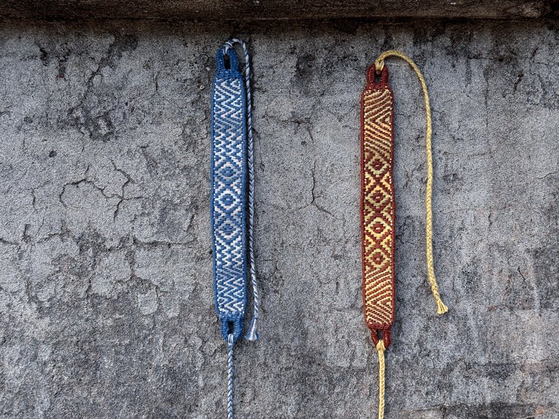 傳統泰雅弓織頭帶 - 其他 - 棉．麻 多色