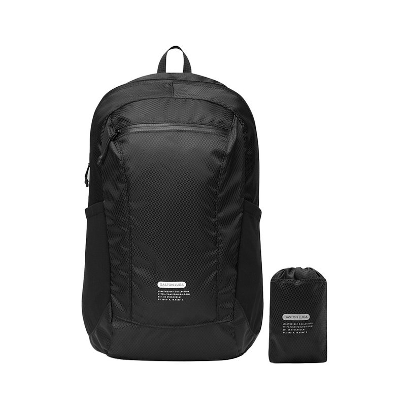 Gaston Luga Lightweight Packable 後背包 - 經典黑【現貨】 - 後背包/背包/書包 - 其他材質 黑色