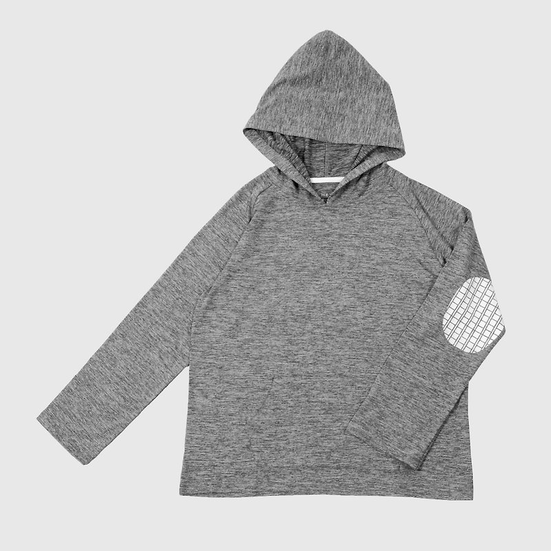 【HEYSUN】Manuscript Paper / Grey Hoodie - Unisex Hoodies & T-Shirts - Cotton & Hemp Gray