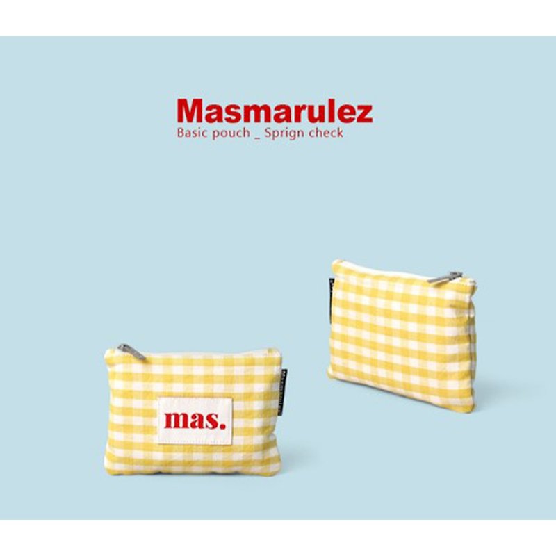 Korean designer brand Masmarulez anesthetic cosmetic bag - Strap pouch series multi-color - กระเป๋าคลัทช์ - วัสดุอื่นๆ 