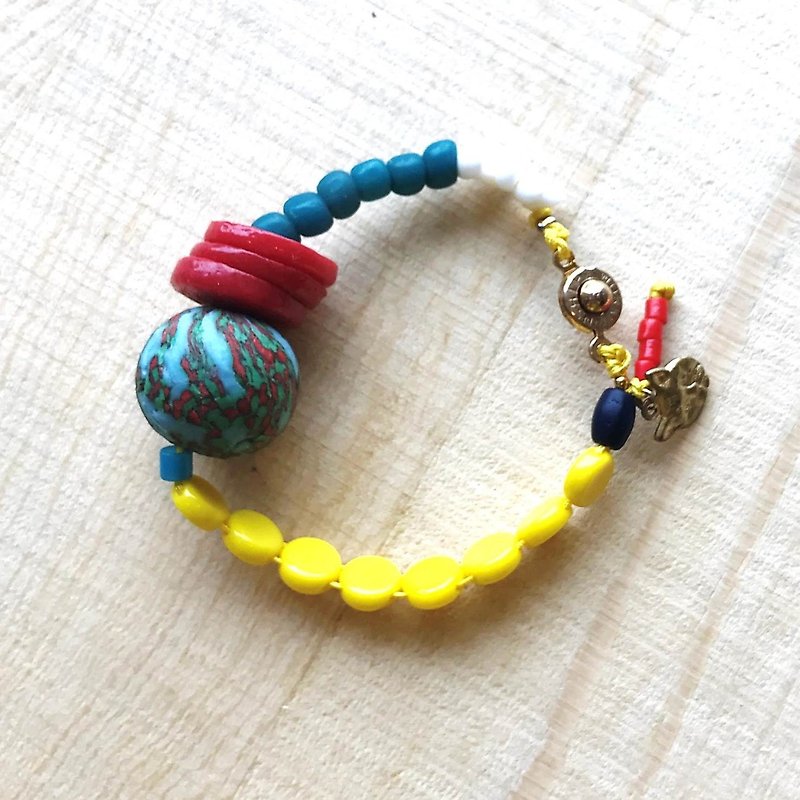 ［Cat and Mice • Beads beat Beads］ bracelet collection-[BIG] 003 - Bracelets - Acrylic Multicolor