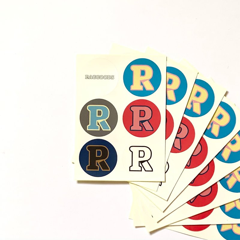 Paper Stickers White - Original Logo Sticker | Round Matt Water-Proof