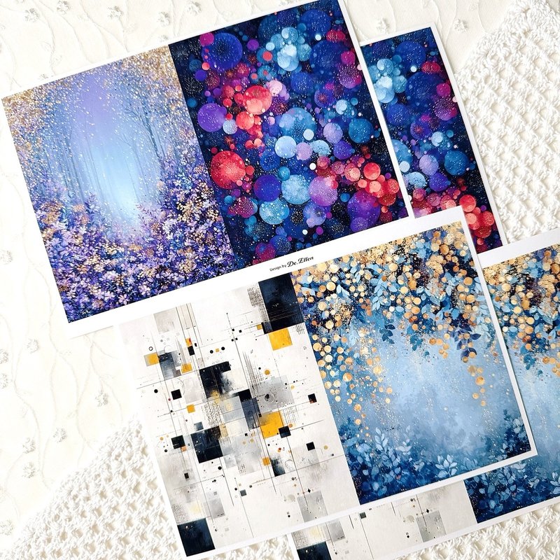 Z573 - a variety of background - 貼紙 - 紙 