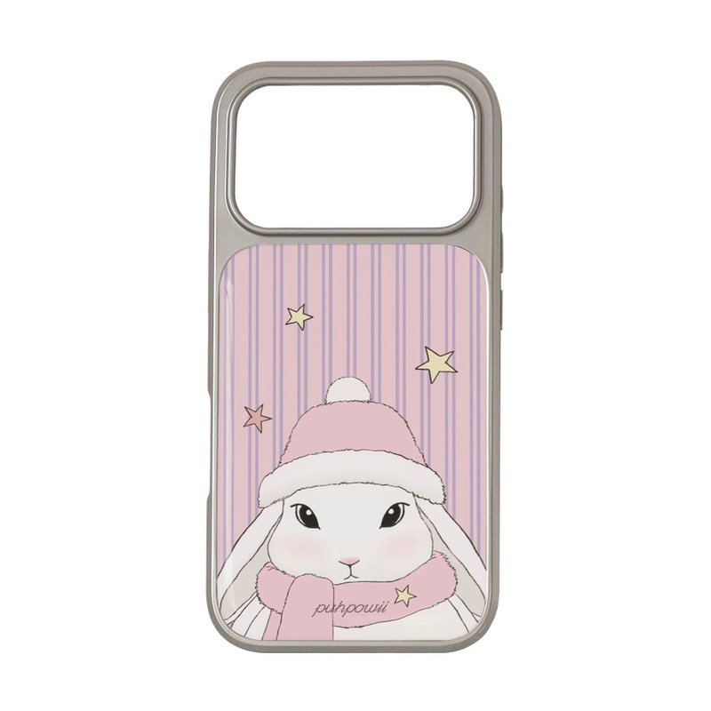 Snowman:Closer(strawberry) Silver Phone Case - เคส/ซองมือถือ - วัสดุอื่นๆ สึชมพู