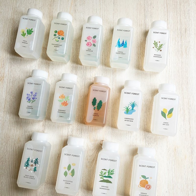 Scented Forest – Natural Essential Oil Refill Bottle 6 styles - น้ำหอม - น้ำมันหอม สีกากี