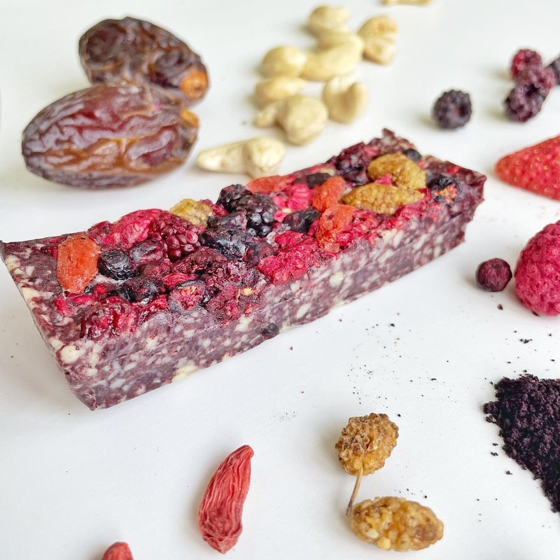 Mixed wild Berry Functional Bar - อาหารเสริมและผลิตภัณฑ์สุขภาพ - อาหารสด สีม่วง