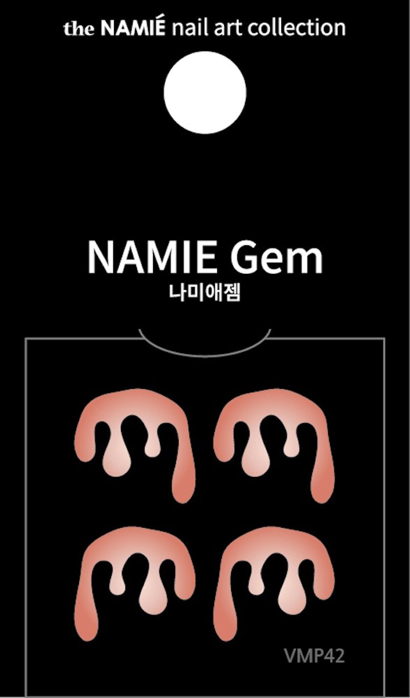 【專業用】NAMIE Gem 美甲裝飾藝術貼紙 Volume Metallic 42 - 指甲油/指甲貼 - 紙 金色