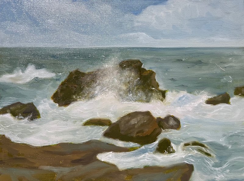 一個海邊 - 海報/掛畫/掛布 - 紙 