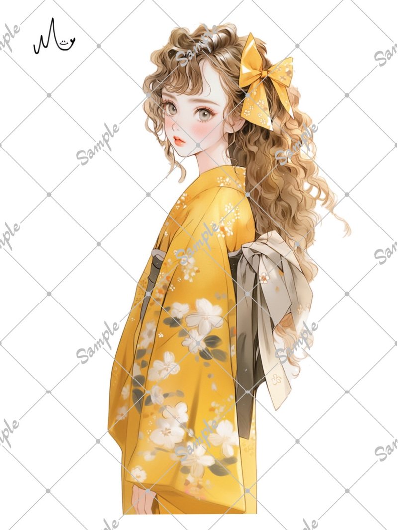 オリジナル人物ステッカー - 貼紙 - 紙 