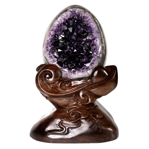 正佳珠寶 Gemsrich Jewelry 【正佳珠寶】紫水晶 頂級5A 恐龍蛋 2.2kg 原礦紫水晶 紫水晶擺件