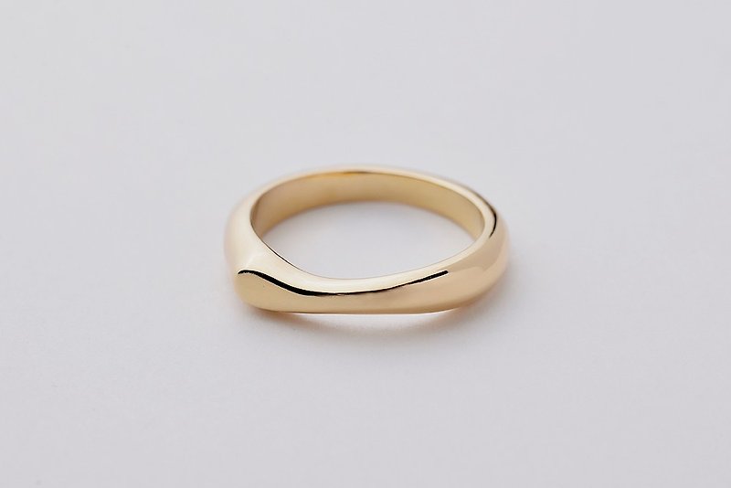 【10Kt Gold】Butter:ring - แหวนทั่วไป - โลหะ สีทอง