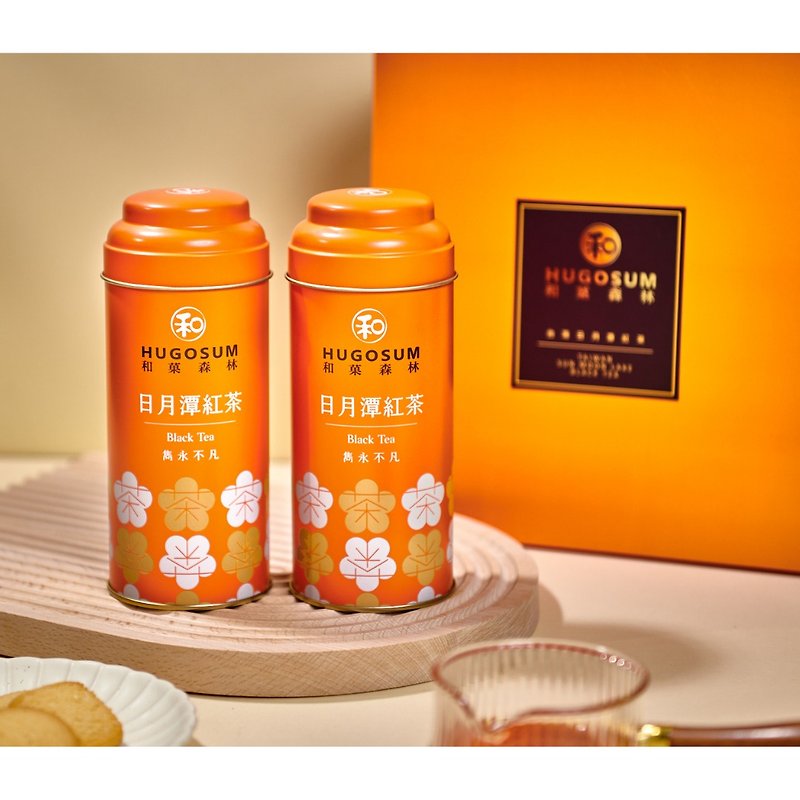【おしゃれな紅茶ギフト】台湾日月潭紅茶二紅ギフト-祖/玉(75G*2) - お茶 - 紙 多色