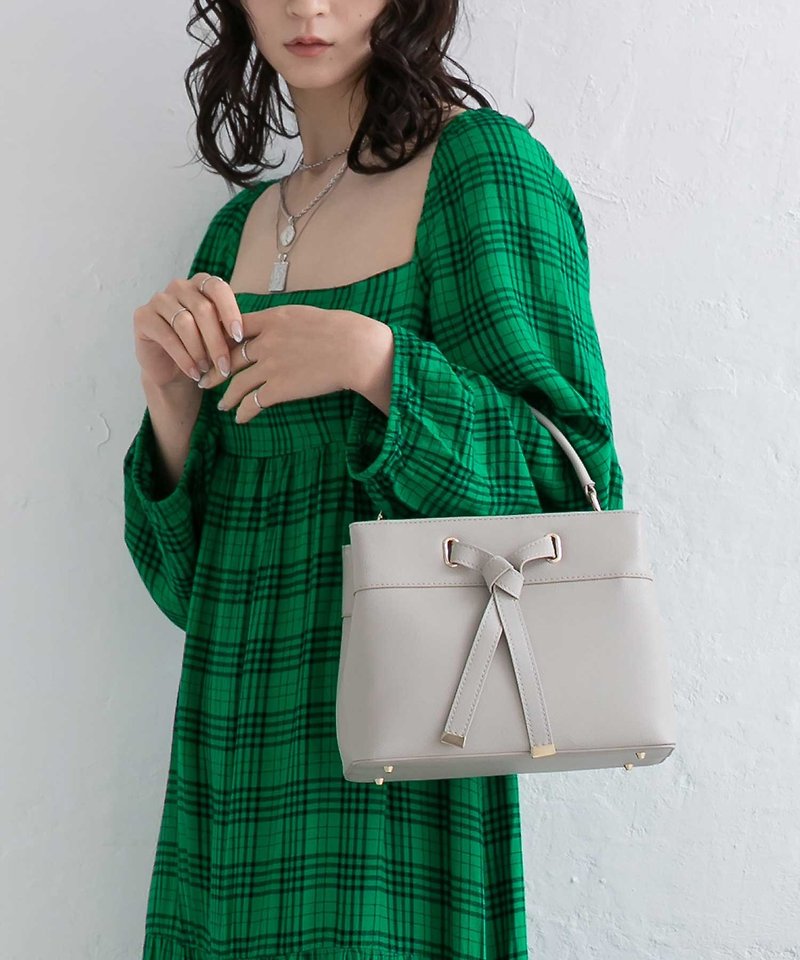 ALTROSE from Japan Tersesa 2ways Shoulder Handbag (Grey) - Handbags & Totes - Faux Leather Gray