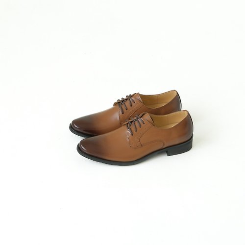 MTSK 極簡素面紳士皮鞋(T01棕)