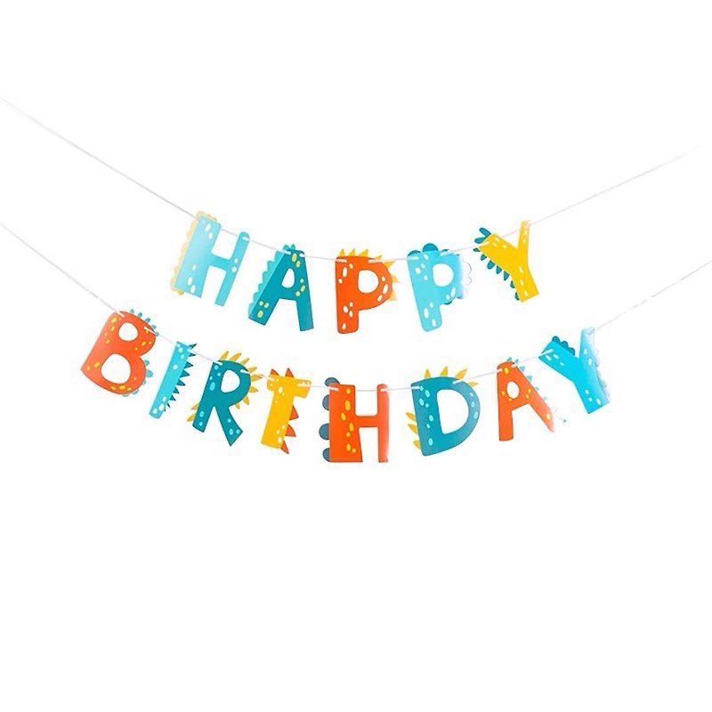 childlike birthday party flag - Other - Paper 