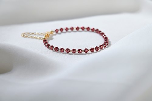 JIEGEM 姊的珠寶 磁扣手鍊 / 紅色鐵膽 / JIEGEM 姊的珠寶