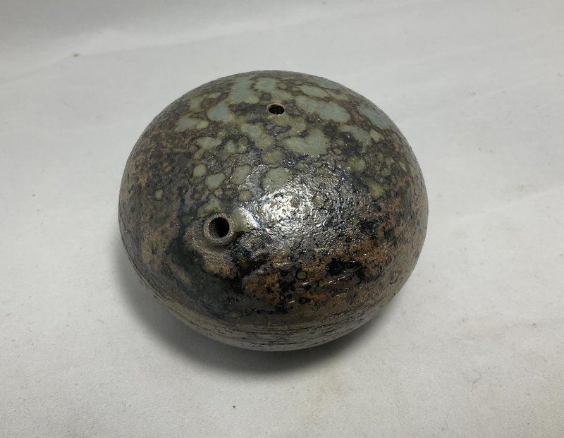 Tibetan cyanineㅣElectro-fired ash glaze water drop - อุปกรณ์เขียนอื่นๆ - ดินเผา 