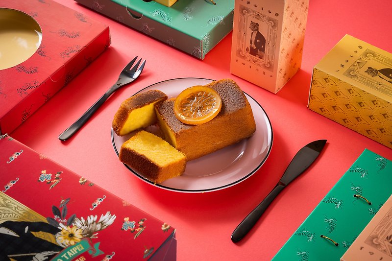 Hotel Indigo Taipei Dazhi [Tiger Fu Man Tang] Spring Festival Gift Box - Cake & Desserts - Fresh Ingredients Multicolor