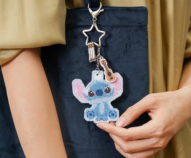ステッチ】ディズニーペンダントクロスステッチ素材セット手作り