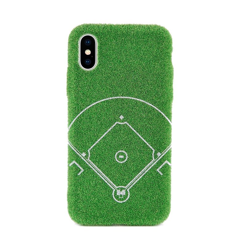 Shibaful Sports Dream Field for iPhone Case 棒球場 手機殼 - 手機殼/手機套 - 其他材質 綠色