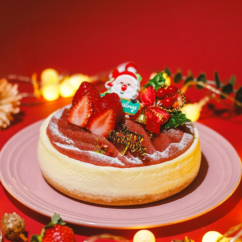 聖誕節熱賣商品 | 多茄米拉 | 聖誕節 | 草莓重乳酪-聖誕限定版 - 蛋糕/甜點 - 新鮮食材 紅色