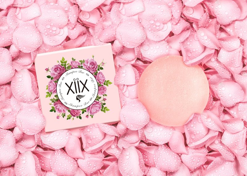 XiiX rose shampoo bar - แชมพู - สารสกัดไม้ก๊อก 