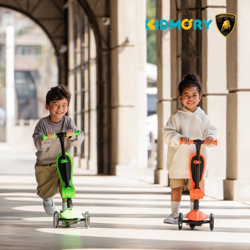 Lamborghini 2-in-1 dazzling smooth plate-four colors available (scooter/walker KM-616) - ของเล่นเด็ก - อลูมิเนียมอัลลอยด์ หลากหลายสี