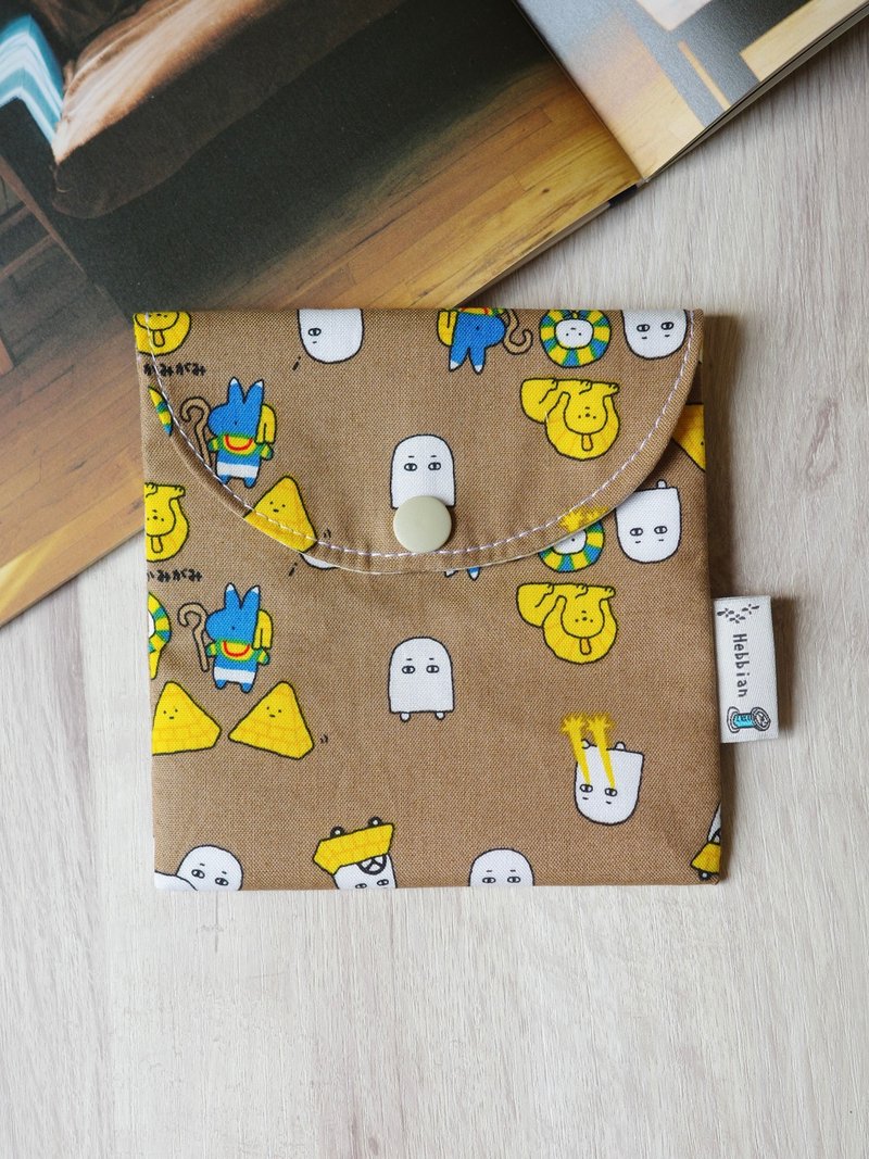 埃及金字塔 - 棉棉包 口罩包 衛生棉包 收納小包 | 海柏手作 - 化妝袋/收納袋 - 棉．麻 