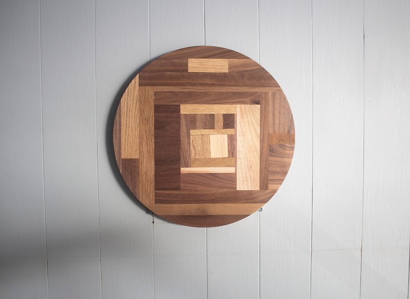 實木圓盤 - 裝飾/擺設  - 木頭 咖啡色