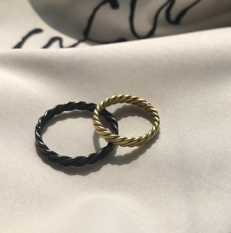 Twist ring IV - 戒指 - 銅/黃銅 