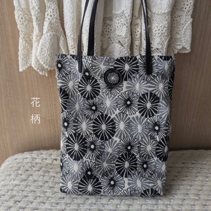 Pinkoi 代購 -  ◇哥布林布料和山羊皮製成的日式摩登「手提包」★數量有限★ - 手提包/手提袋 - 真皮 