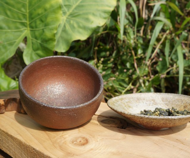 備前焼 茶碗 備前焼き 備前茶碗2客組 飯碗 皿 岸本明彦作