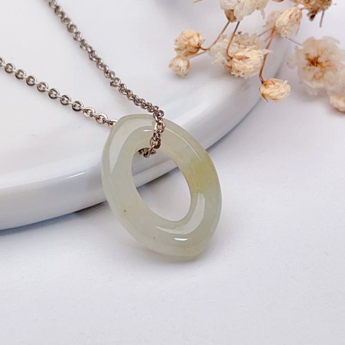 瓔珞珠寶盒 E.L.Jewelry Box 冰種飄黃翡翠馬眼圈 | 天然緬甸翡翠A貨 | 送禮