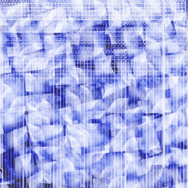 羊毛 圍巾/披肩 藍色 - 【展現浪漫品味的法式禮盒】 藍白時尚大方巾 喀什米爾羊絨混紡