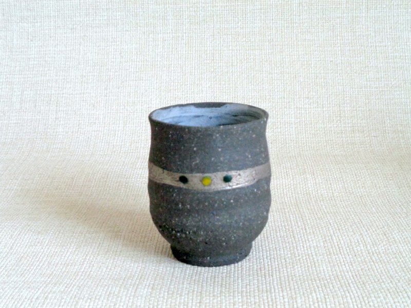 湯のみ 銀彩b - 茶壺/茶杯/茶具 - 陶 灰色