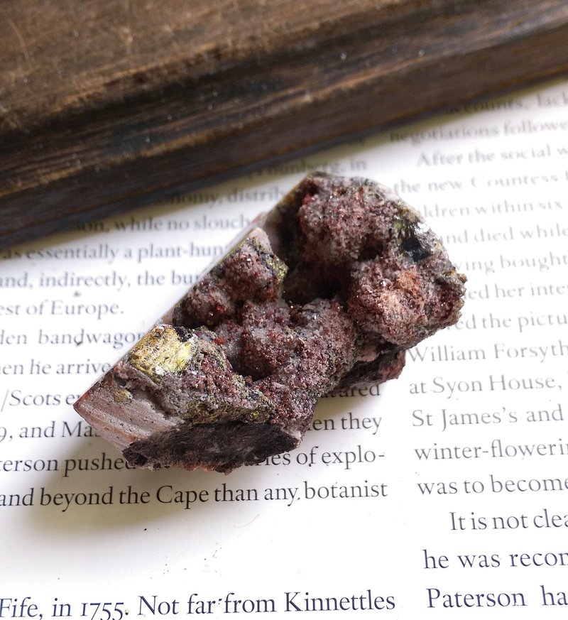 Barite Chalcopyrite 重晶石 黃銅礦 共生礦 天然礦石 原礦 - 擺飾/家飾品 - 其他材質 