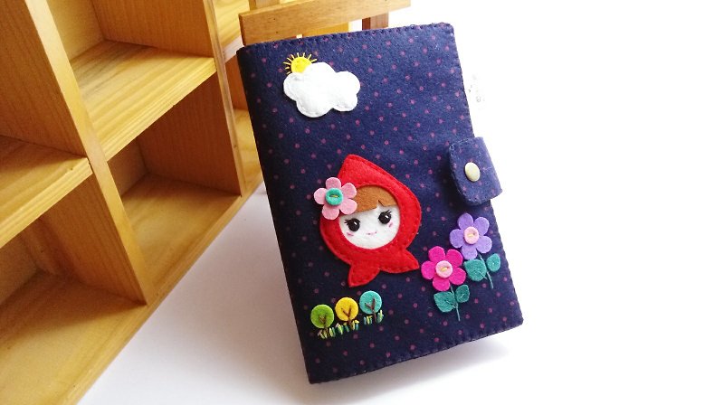 Non-woven ~ Passport Bag ~ Little Red Riding Hood Series - Passport Holders & Cases - Polyester Multicolor