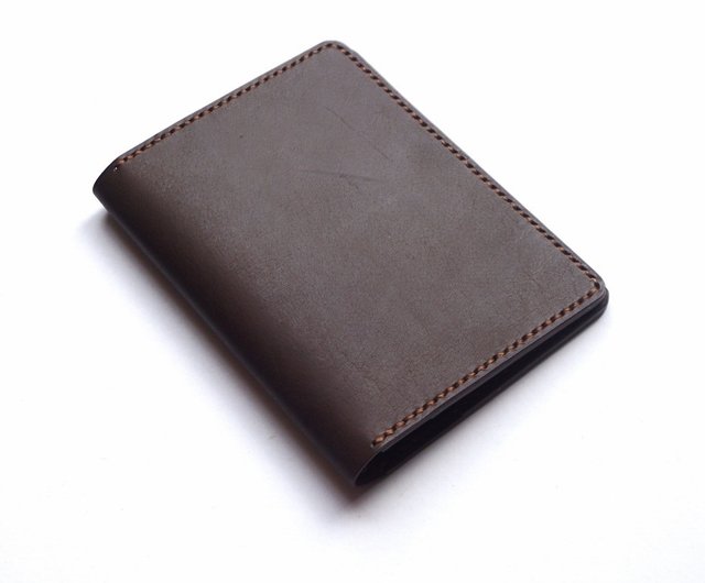 45R ハンドメイド　レザー　パスポートケース　ダークブラウン　革 45R ハンドメイド レザー パスポートケース ダークブラウン 革 ダーク