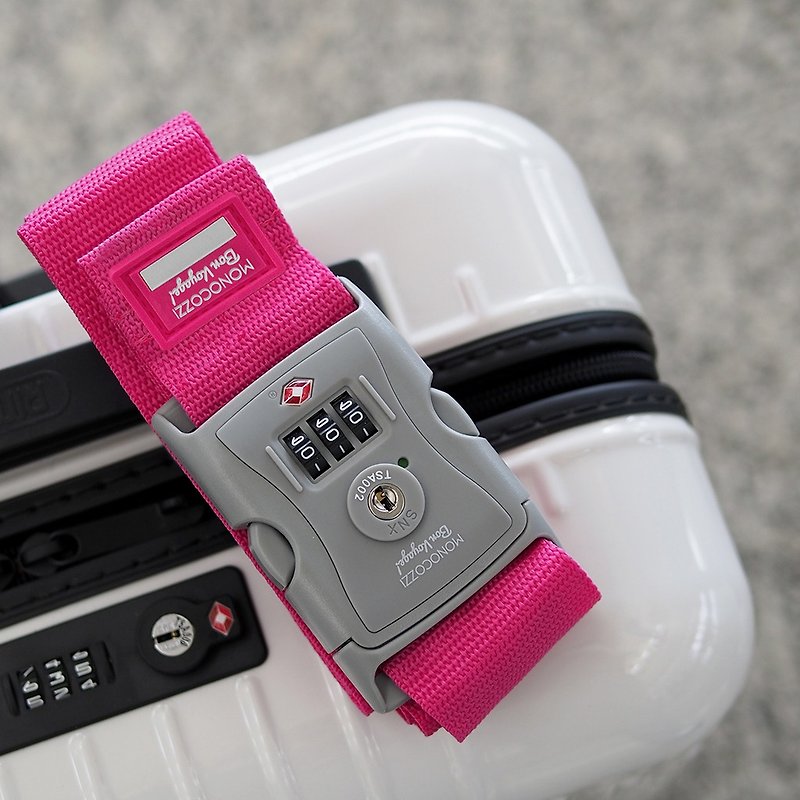 BON VOYAGE |  2寸 TSA 特韌尼龍行李帶 - 粉紅色 - 行李箱/旅行袋 - 尼龍 粉紅色