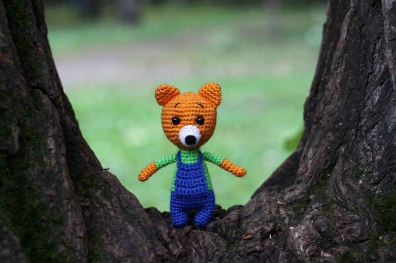 Fox toy Crochet fox, Crochet fox Stuffed toy, fox toy,  knitted fox - 寶寶/兒童玩具/玩偶 - 羊毛 