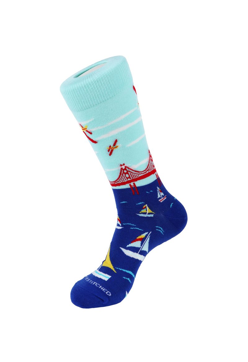 Harbor View Socks 港灣風景襪子 by Unsimply Stitched - 襪子 - 棉．麻 