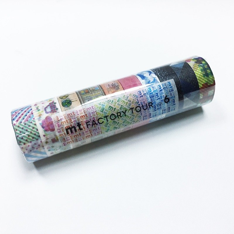 mt Masking Tape．factory tour vol.6【10set (MT10K006)】Limited Edition - Washi Tape - Paper Multicolor