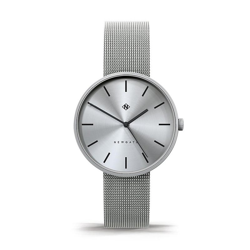 THE DRUMLINE - SILVER STEEL MESH STRAP WATCH - Men's & Unisex Watches - Other Materials Silver