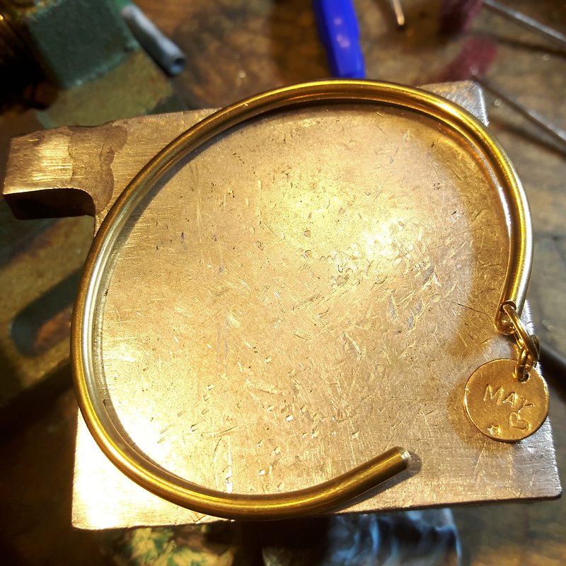 M8 models - can be typing along bracelet - female Bronze bracelet - Royal Carpenter exclusive knock ornaments - Customized typing along - handmade DIY - Bracelets - Copper & Brass Gold