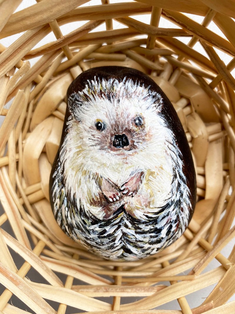 動物肖像石畫 - 似顏繪/客製畫 - 其他材質 銀色
