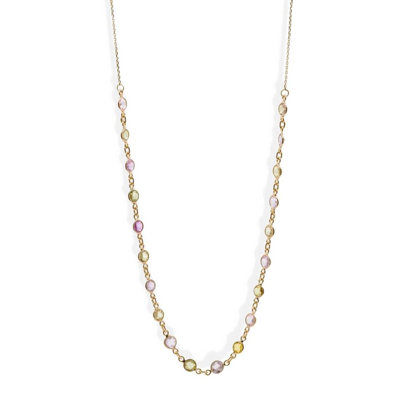 Gems Candy Necklace | 彩寶黃金頸鏈 | 18K 黃金 - 項鍊 - 貴金屬 金色