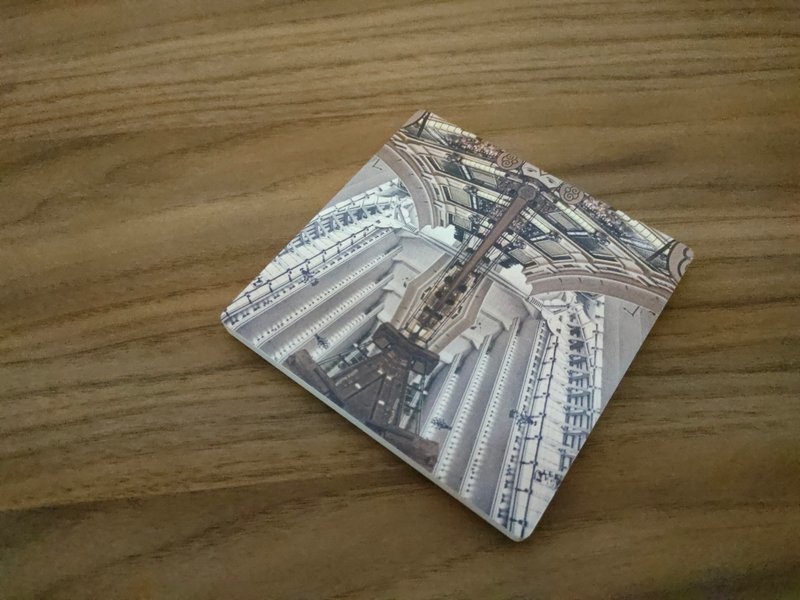【帝國基地吸水陶瓷杯墊】  療癒  送禮物 生日 情侶 聖誕 - 杯墊 - 陶 