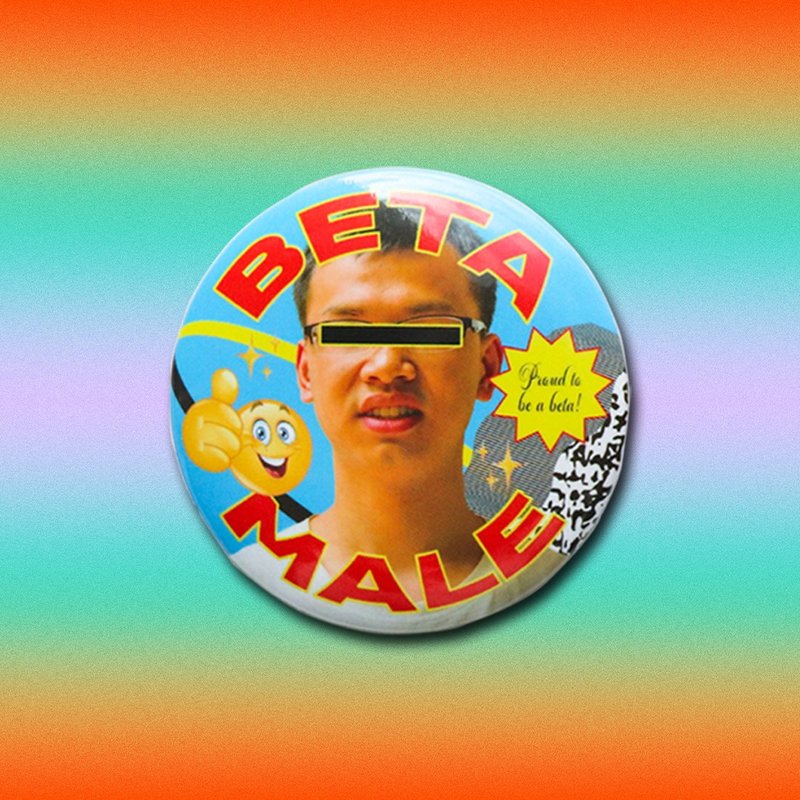 Beta Male | Badge - Brooches - Other Metals Multicolor