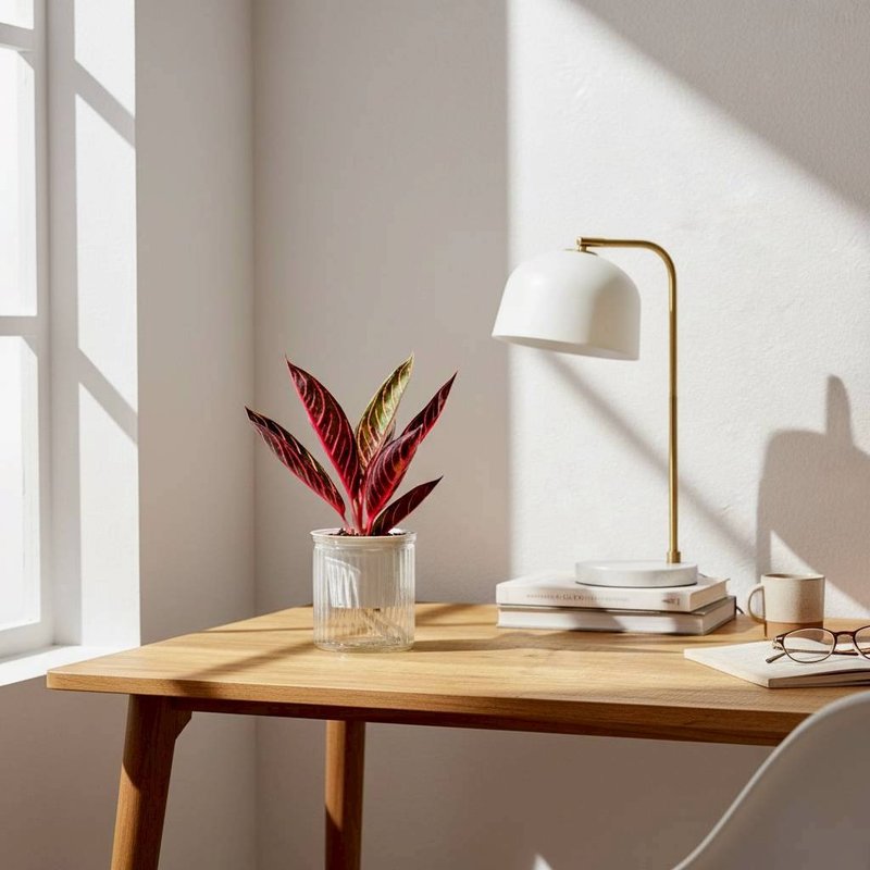 如意粗肋草 免澆水盆栽 室內植物 觀葉植物 禮物 盆栽 辦公室小物 - 盆栽/植栽 - 植物．花 綠色